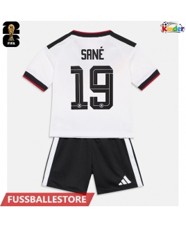 Günstige Deutschland Leroy Sane #19 Heimtrikotsatz Kinder WM 2026 Kurzarm (+ Kurze Hosen)